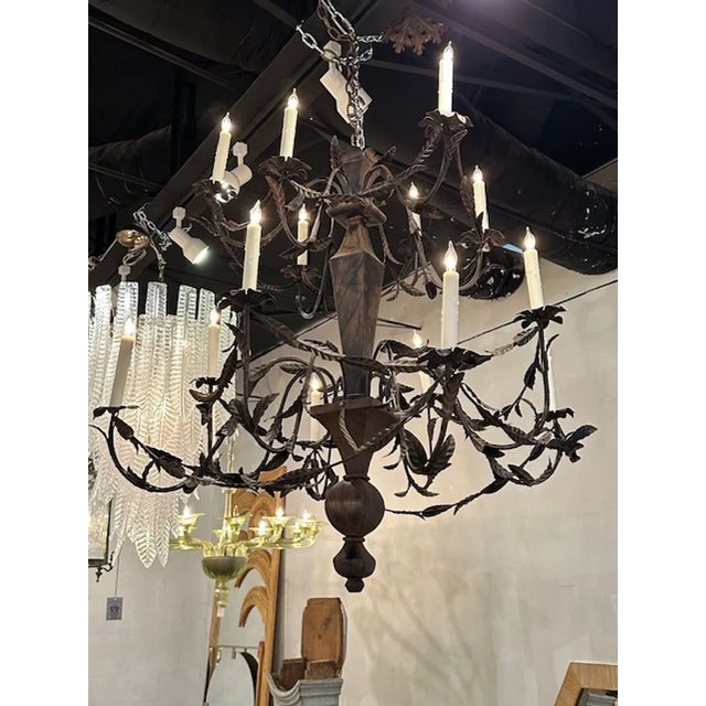Italian Chandelier For Sale - Image 4 of 9