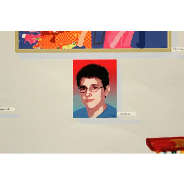 Marek Sapetto, At an Exhibition, Digital Print For Sale - Image 4 of 8