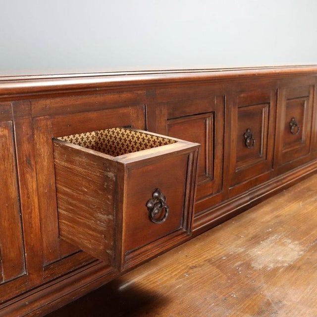 Baroque Style Walnut and Poplar Sideboard For Sale - Image 10 of 16