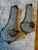 Bronze Vintage Dark Bronze and Crystal Wall Sconces - a Pair For Sale - Image 8 of 11