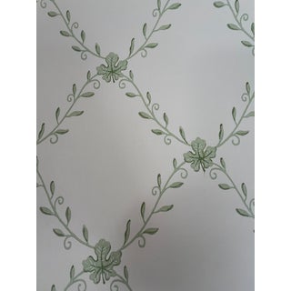 Colefax and Fowler Green Trellis Wallpaper For Sale
