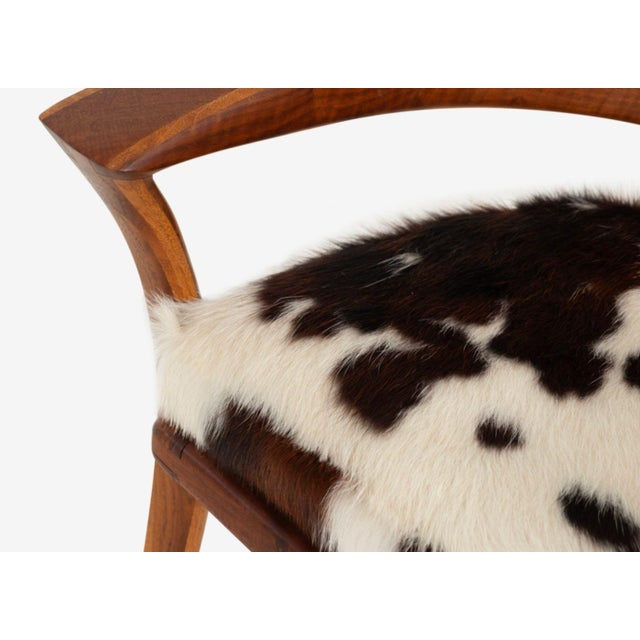 Wood Arthur Carpenter Espenet Curved Back Arm Chair 1980c. For Sale - Image 7 of 18