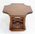 Brown Mid-Century Modern Carved Walnut Base For Sale - Image 8 of 11