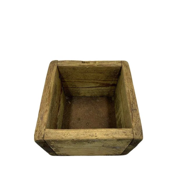 Mid 20th Century Antique Wooden Container For Sale - Image 5 of 5