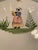Ceramic Vintage Hand Painted French Faience Wall Plaque or Trivet For Sale - Image 7 of 9