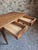 Antique French Oak Desk Table with Drawers, 1920s For Sale - Image 4 of 18