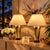 Mid-Century Modern 1960’s Paul Hanson Hammered Polished Brass Chinoiserie Table Lamps With Coin Finials For Sale - Image 3 of 14