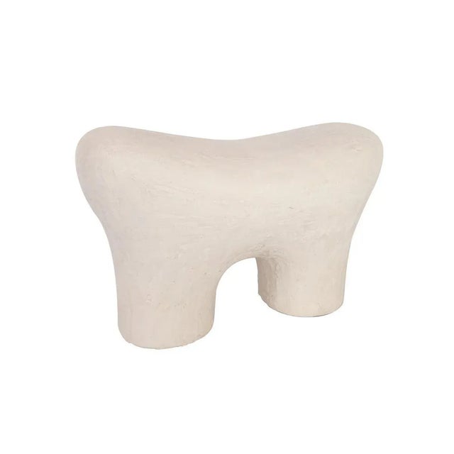 Gold White Tooth Chair by Dongwook Choi For Sale - Image 8 of 9
