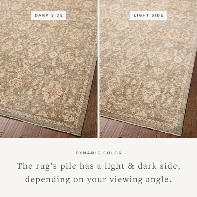 Textile Chris Loves Julia x Loloi Palma Lagoon / Natural 5'-3" x 7'-6" Area Rug For Sale - Image 7 of 7