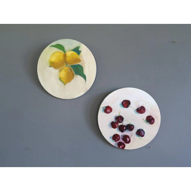 Contemporary Contemporary 'Lemons' Original Mini Impressionist Still Life Oil Painting, Unframed For Sale - Image 3 of 8