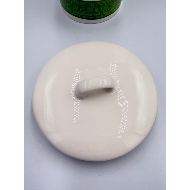 Starbucks Advertising Jar Coffee Bean Tea Holder Ceramic 2005 Canister For Sale - Image 9 of 11
