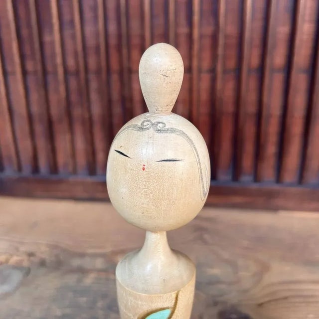 1960s Vintage Sosaku Kokeshi by Issetsu Kuribayashi, Japan, 1960s For Sale - Image 5 of 7