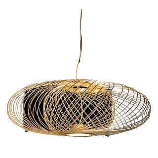 Golden Matte Anwar T 30 Lamp by Stephen Burks for Parachilna For Sale