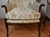 1930 Pair French Carved Mahogany High-Back Living Room Chairs / Spring-Seat For Sale - Image 9 of 18