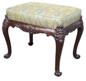 19th C. English Mahogany Bench