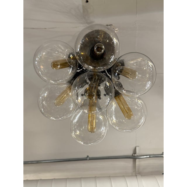 Restoration Hardware Restoration Hardware Filament Chandelier For Sale - Image 4 of 12