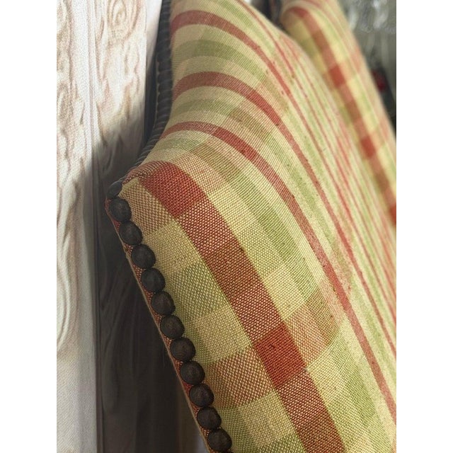 Pair of French Country Style Lounge Chairs W/ Ottomans For Sale - Image 15 of 15