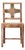 Swedish Folk Art Painted Pine Wood Almoge Chair, 1850 For Sale
