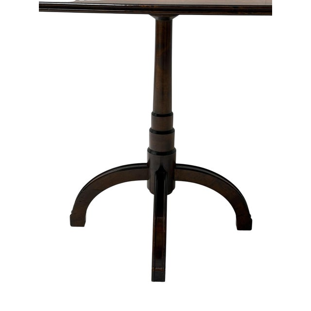 Art Deco Swedish Tilt-Top Table in Walnut and Burl, 1930s For Sale - Image 3 of 9