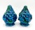 1960’s Inarco Blue Mood Indigo Fruit Topiary Salt and Pepper Shakers For Sale In Houston - Image 6 of 8