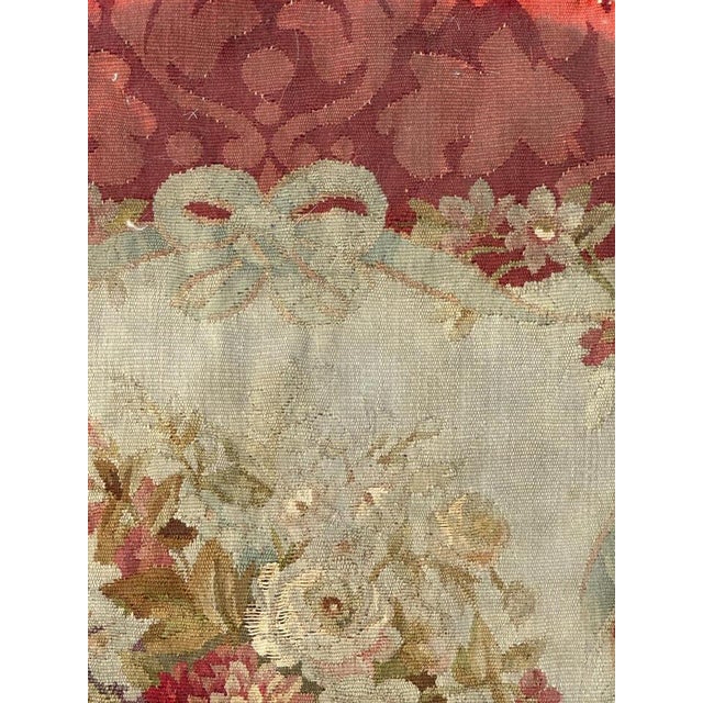 Textile French Aubusson Tapestry Cover, 1890s For Sale - Image 7 of 18