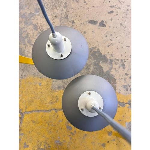 Luna 8021 P Silver Grey Pendant Lamp by Jeka For Sale - Image 5 of 11