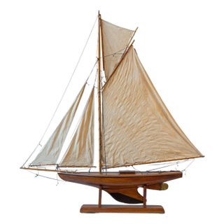 Carved wood racing Yawl For Sale