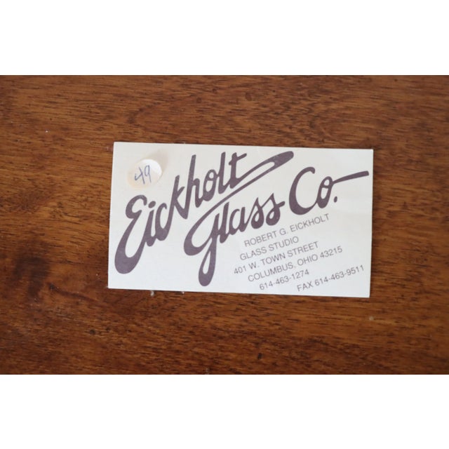 Early 21st Century Multi-Colored Art Glass Vase For Sale - Image 5 of 8