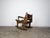 1960s Mid Century Modern Leather & Rosewood Rocking Chair by Angel Pazmino For Sale - Image 10 of 12