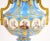 19th Century French Louis XV Sevres Style Bleu Celeste Vases With Covers For Sale - Image 9 of 12