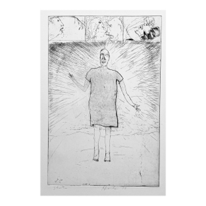 1979 Dellas Henke Figural Etching