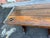 Mid 20th Century Vintage Farmhouse Rustic Style Liberty Ship Hatch Cover Trestle Base Dining Table For Sale - Image 5 of 17