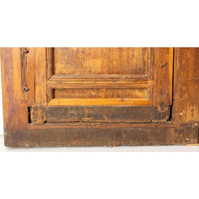 Antique Moroccan Cedar Double Doors, 1700s, Set of 2 For Sale - Image 13 of 18