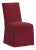 Slipcover Dining Chair in Berry Classic Velvet For Sale