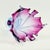 Purple Large Mid-Century Modern Twisted Murano Glass Vase from Fratelli Toso, Italy, 1960s For Sale - Image 8 of 10