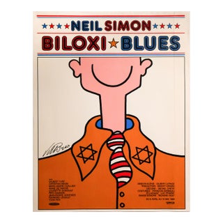 1988 Canadian Theatre Poster, "Biloxi Blues" Neil Simon (Vittorio) For Sale