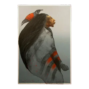 Frank Howell "Lakota Sisters" Hand Signed Lithograph Art Print 1984 #71/100