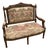 Vintage Bench With Tapestry For Sale