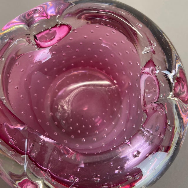Murano Glass Bubble Structure Ashtrays, Italy, 1970s, Set of 2 For Sale - Image 17 of 18