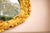 1980 French Louis XVI Gold Beech Oval Wall Mirror For Sale - Image 6 of 9