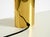 Vintage Brass Table Lamp with Wild Silk Shade from Vereinigte Werkstätten Collection, 1970s For Sale - Image 18 of 18