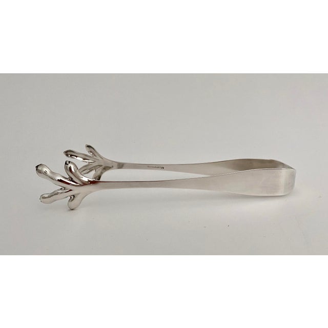 Vintage Silver Claw Ice Tongs Chairish