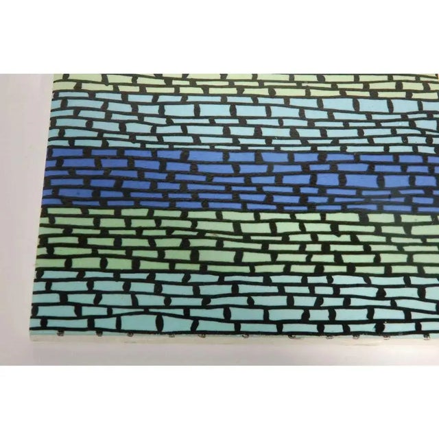 Mid-Century Modern Mid 20th Century "Kashmir" Ceramic Tile by Dorothy Liebes For Sale - Image 3 of 6