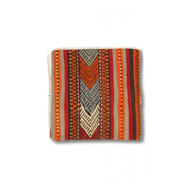 Traditional Vintage Hand Woven K146 Pillow 16" For Sale - Image 3 of 3