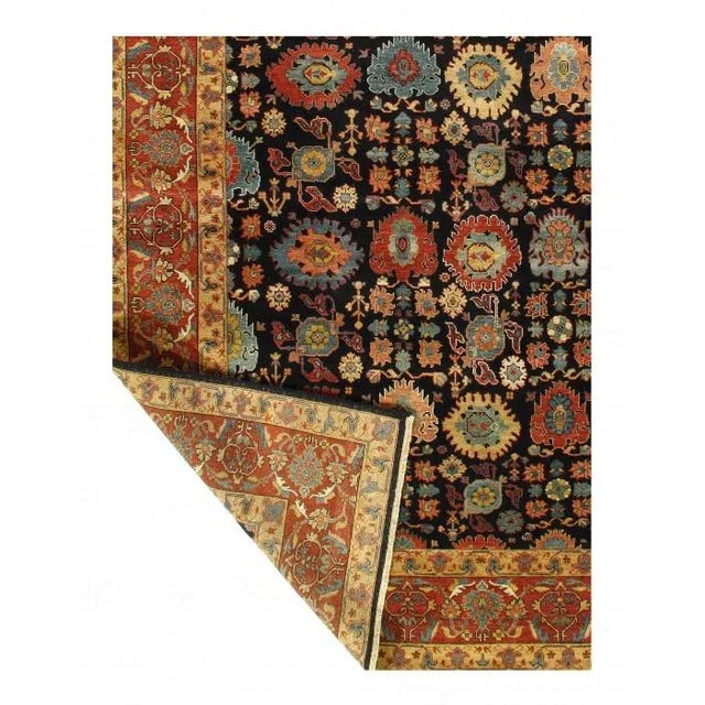 Bijar design rug. Handmade Hand-knotted in fine lambswool. Lamb's Wool on a Cotton Foundation Vegetable Dyed Hand-Spun...