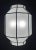 Art Deco Style White Milk Glass Octagon Shaped Chandelier, Pendant or Lantern For Sale - Image 9 of 13