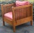 Arts & Crafts Vintage Stickley Tiger Oak Spindle Cube Chair For Sale - Image 3 of 11
