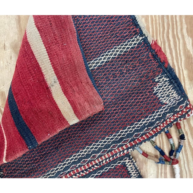 Antique Persian Handmade Kurdish Salt Bag For Sale - Image 4 of 9