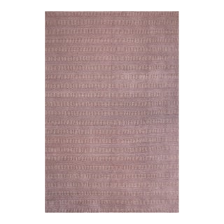 Boho Chic Grass Roselyn Brown/Beige Wool Rug - 9'1'' X 11'10'' For Sale