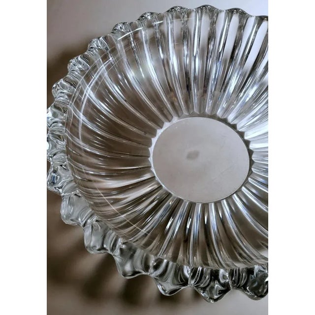 Art Deco French Glass Bowl by Pierre d'Avesn for Daum, 1930 For Sale - Image 7 of 13